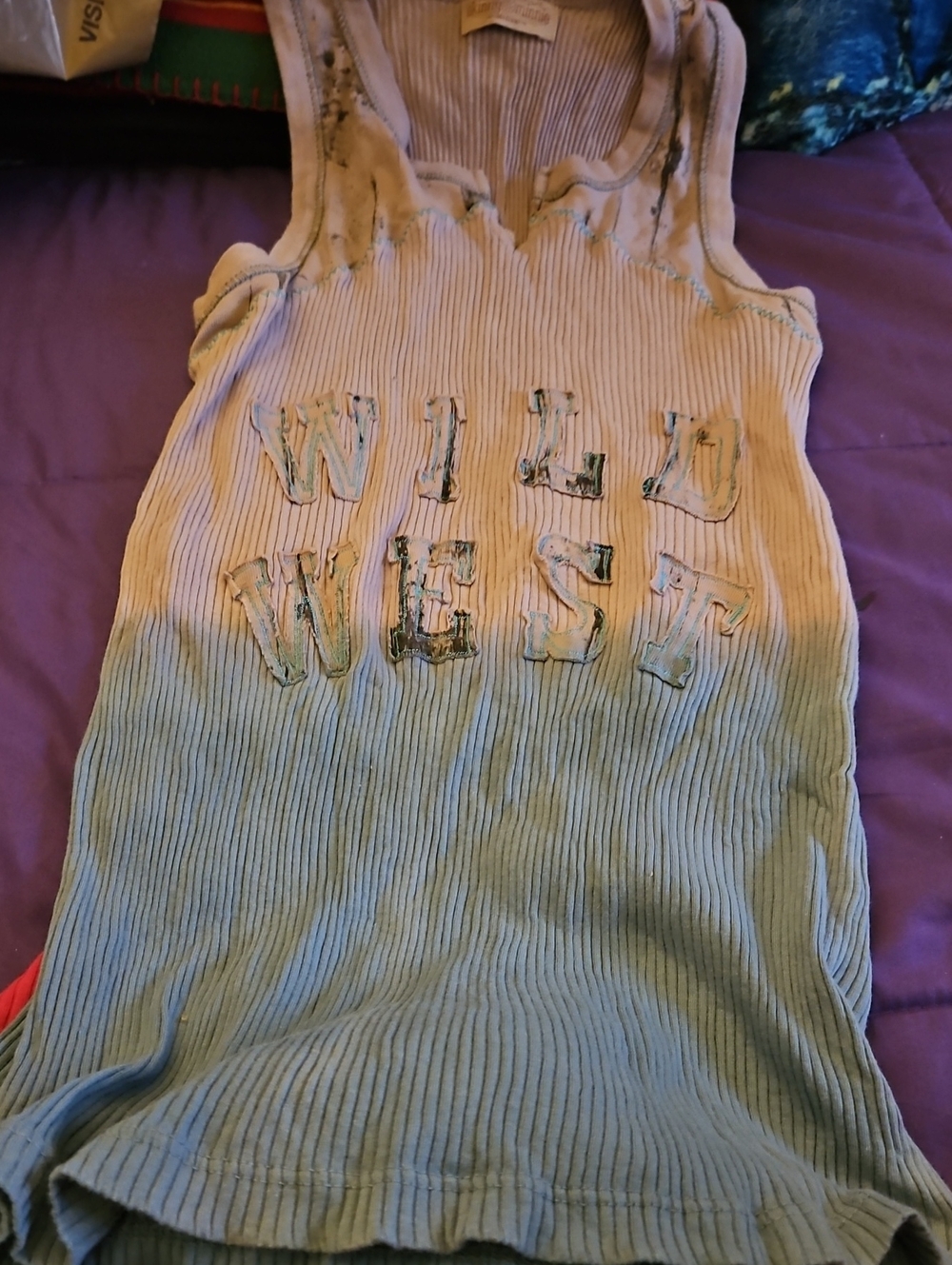 Skinny Minnie Wild West Tank Top M